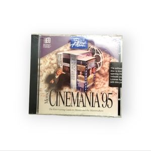 Microsoft Cinemania '95 The Entertaining Guide to Movies and the Moviemakers CD